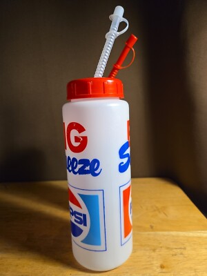 Vintage Pepsi BIG Squeeze & Racetrac Chilly Willee Squeezer w