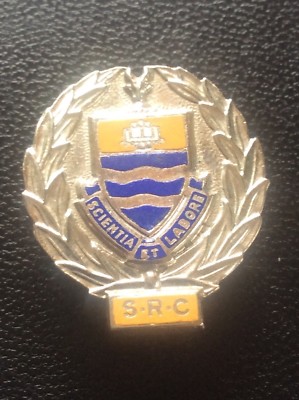 Vintage Enamel Badge Lapel Pin SRC Scientia et Labore Witwatersrand University 
