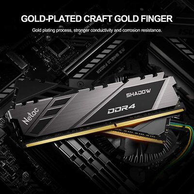 Netac Shadow DDR4 2666 MHz 8GB CL19 Arbeitsspeicher RAM GAMING Memory