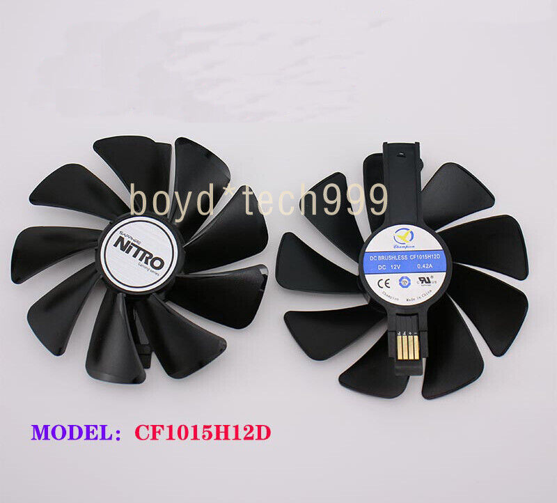 Cooler Fan for Sapphire NITRO CF1015H12D RX480 8G RX 470 4G GDDR