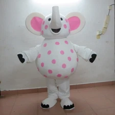 Spotted-elephant Mascot Costume Party Fancy Dress Cosplay Dress Outfits Xmas