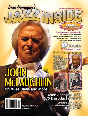 John McLaughlin Print Edition - Jazz Improv - Vol. 8, No. 4 & Companion CD (New)