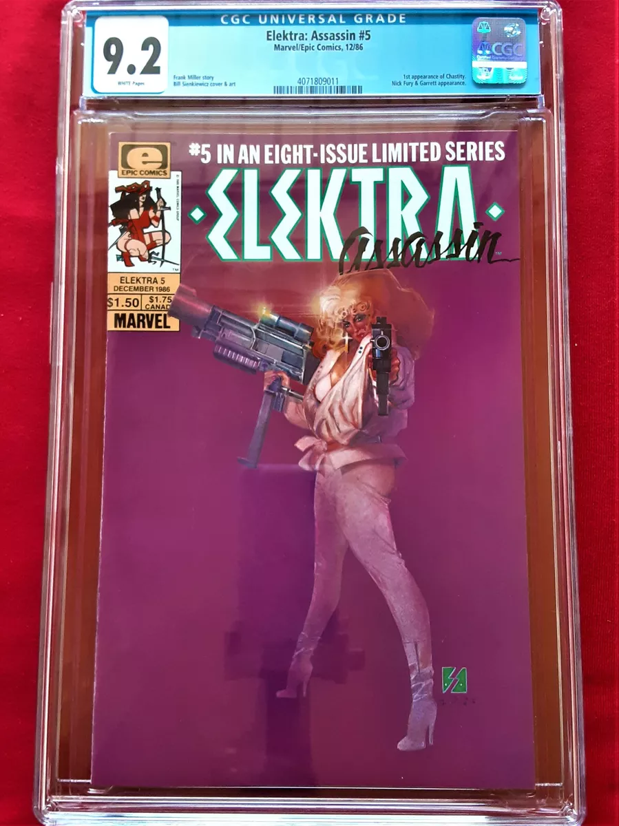 Elektra Assassin #5 Marvel/Epic Comics 12/86 CGC 9.2 1st Appearance of  Chastity