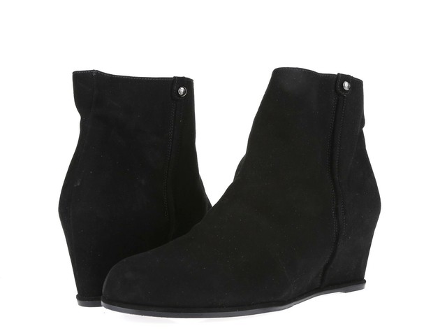 stuart weitzman black suede booties