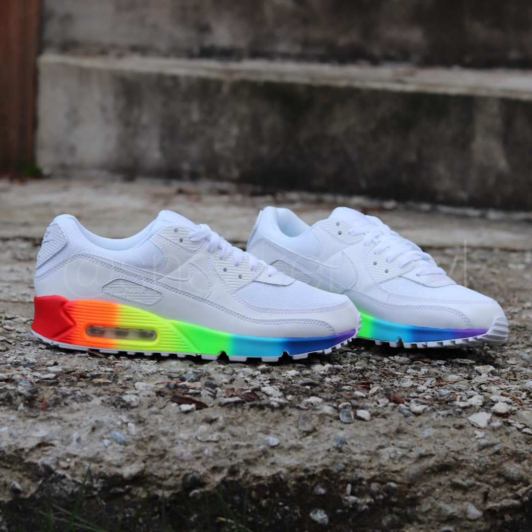 Air Max 90 PRIDE Rainbow Custom NWT | eBay display picture 2