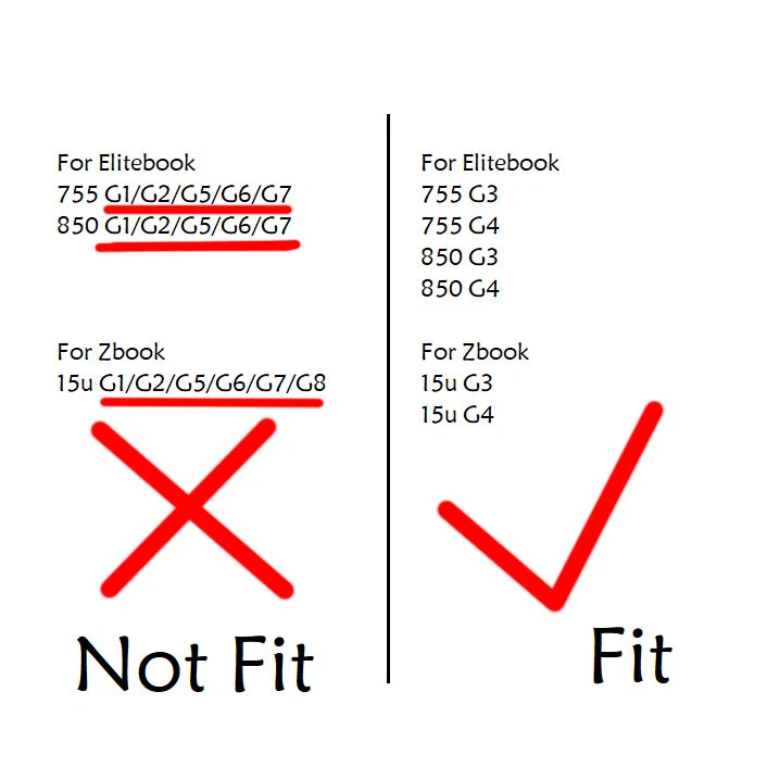 Laptop Keyboard For HP Zbook 15u G3 G4 Elitebook 755 G3 G4, 850 G3 G4 Backlit/No - Image 2 of 4