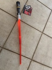Star Wars Lightsaber Academy Level 1 Red Lightsaber, Light-Up Extendable Blade