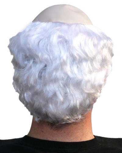 City Costume Wigs Balding Men's Wig with a Rubber Top, Bald Wig (white) - Picture 7 of 9