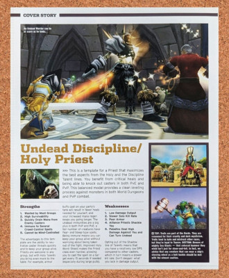 2004 World Of WarCraft Vanilla Undead Holy Priest Overview Original Ad vr18