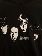Vtg The Doors Jim Morrison Distressed Band T-shirt XL Psychedelic 60's Rock