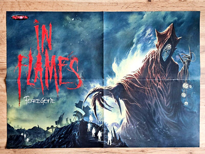 IN FLAMES ''Foregone'' - MEGA Poster - A2 Format (55 x 40 cm) NEUWERTIGER ZUSTAND!