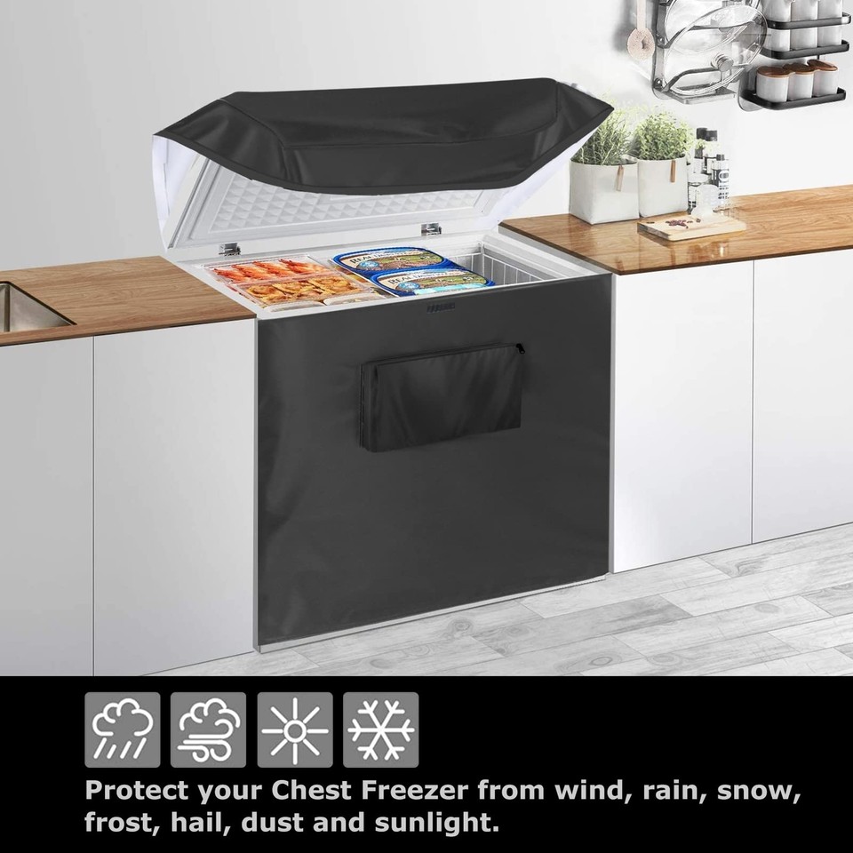 Chest Freezer Cover, Outdoor Deep Cover Waterproof, fit for 7.0 Cubic