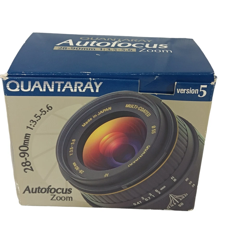Quantaray Minolta Auto Focus Zoom 28-90mm f/3.5-5.6 Lens For Minolta - Image 3 of 4
