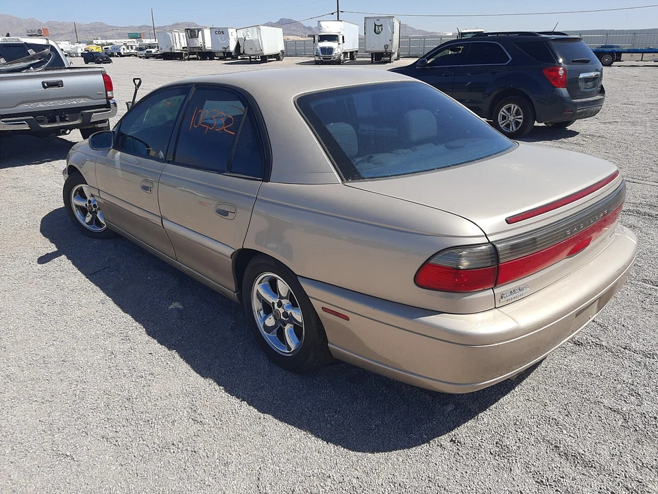 Cadillac Catera, 1997, 1998, 1999, 2000, 2001, Left Front Door Glass, Tinted - Image 3 of 4