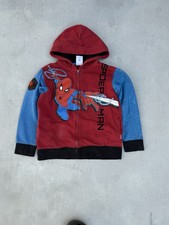 Red Spider-Man hoodie with blue accents size 7/8