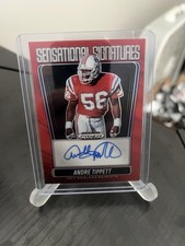 2025 Panini Prizm Black Sensational Signatures Andre Tippett Auto /99 #SS-ATT