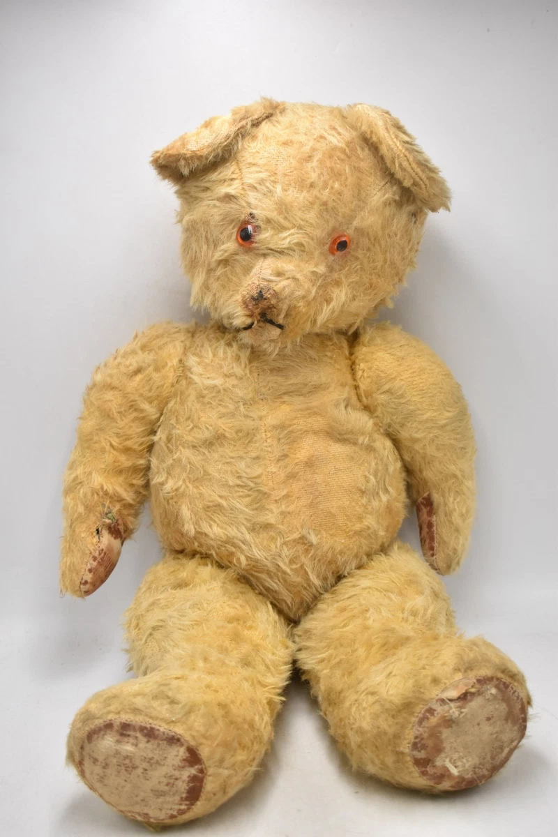 Steiff ours ancien 32 cm bouton brun doré soundsystem Knopf (Gebraucht