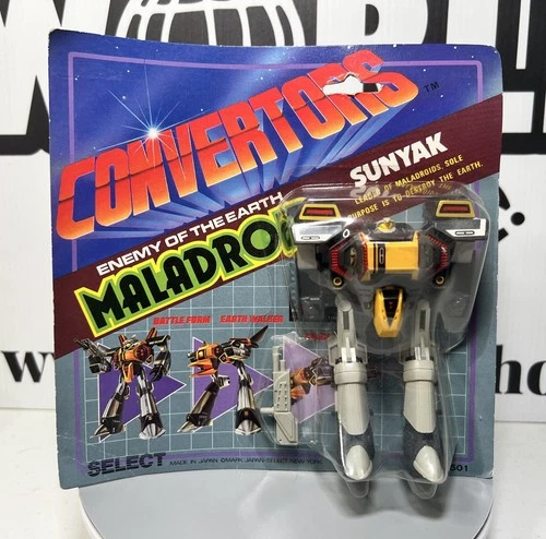 Convertors Sunyak Maladroid Vintage 1984 MOC Sealed Robot Orguss Robotech Mark