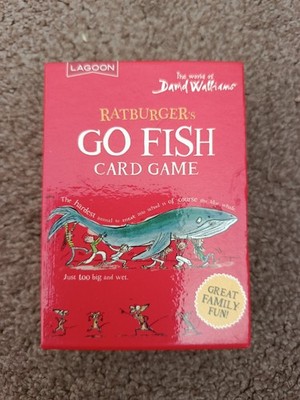 David Walliams Go Fish Kartenspiel von Lagoon - 2018 sehr guter Zustand 