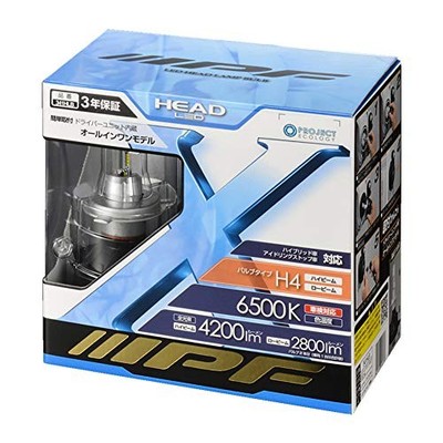 IPF LED head lamp bulb 6500K H4 type 341HLB Japan import