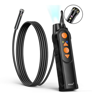0.197Inch Dual Lens Wireless Endoscope Camera,  5.0Mm Ultra-Slim Automotive Insp