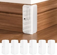 INCREWAY Baseboard Corner Blocks, 6PCS Silicone Self Adhesive Safety White