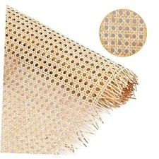 14" Width Cane Webbing 3.3Feet, Natural Rattan Webbing for 14"Wx40"L 3feet 