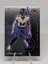 Kyle Hamilton 2022 Panini Dynagon RC Baltimore Ravens Safety Rookie Card D-13. rookie card picture