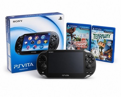 SONY PS Vita PCH-1004 OLED WiFi + 2 Spiele LittleBigPlanet Tearaway Top Zustand