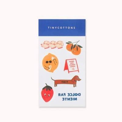 TINYCOTTONS DOLCE FAR NIENTE Tattoos / Stickers (blue) Z05