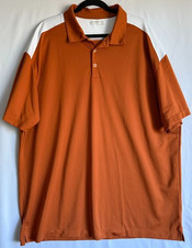 Nike Golf Polo Shirt Men Orange 3XL Fit Dry Performance Short Sleeve Lightweight