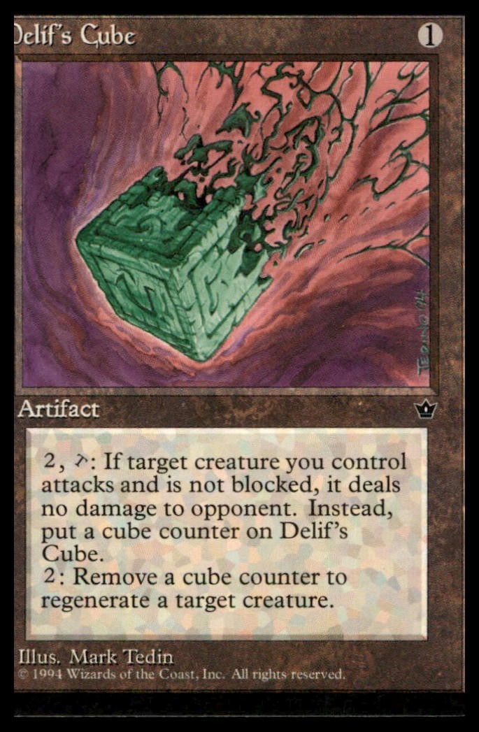 Delif's Cube Rare Fallen Empires Magic: The Gathering Lightly Played