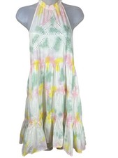 Urban Outfitters NWT Tie Dye “Head In The Clouds” Halter Mini Dress - Size L