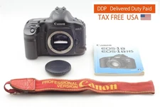 【A MINT w/ Strap】Canon EOS-1V EOS 1V Black 35mm SLR Film Camera From JAPAN