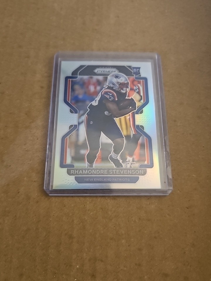 2021 Panini Prizm Silver Prizm #367 Rhamondre Stevenson (Rc) Patriots