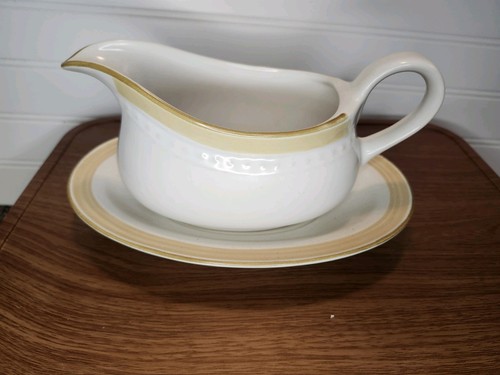 Crowning Fashion Dinnerware Johann Haviland Gravy Boat & Under Dish