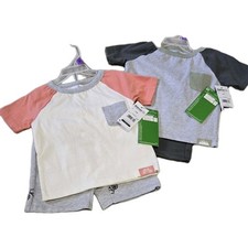 Nwt Set Of 2 Boy's 2 Piece Short Sets, Playwear Set Size 12 Month
