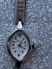 Gruen Swiss Automatic Watch Vintage 10k Gold Filled 17 Jewels Runs Great