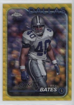 2024 Topps Chrome Yellow Wave Refractor 42/75 Bill Bates #47 1n86