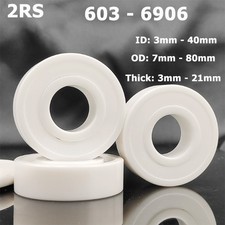 ZrO2 Zirconia Full Ceramic Ball Bearing Double Sealed 2RS Resistant Corrosion