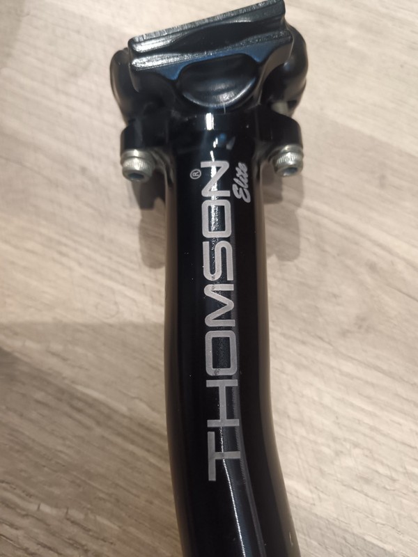 Thomson Elite Setback Seatpost: 26.8 x 330mm, 