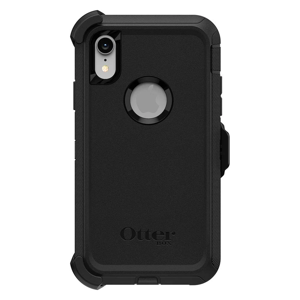 OtterBox DEFENDER SERIES Case & Holster for iPhone XR - Black - Image 3 of 4