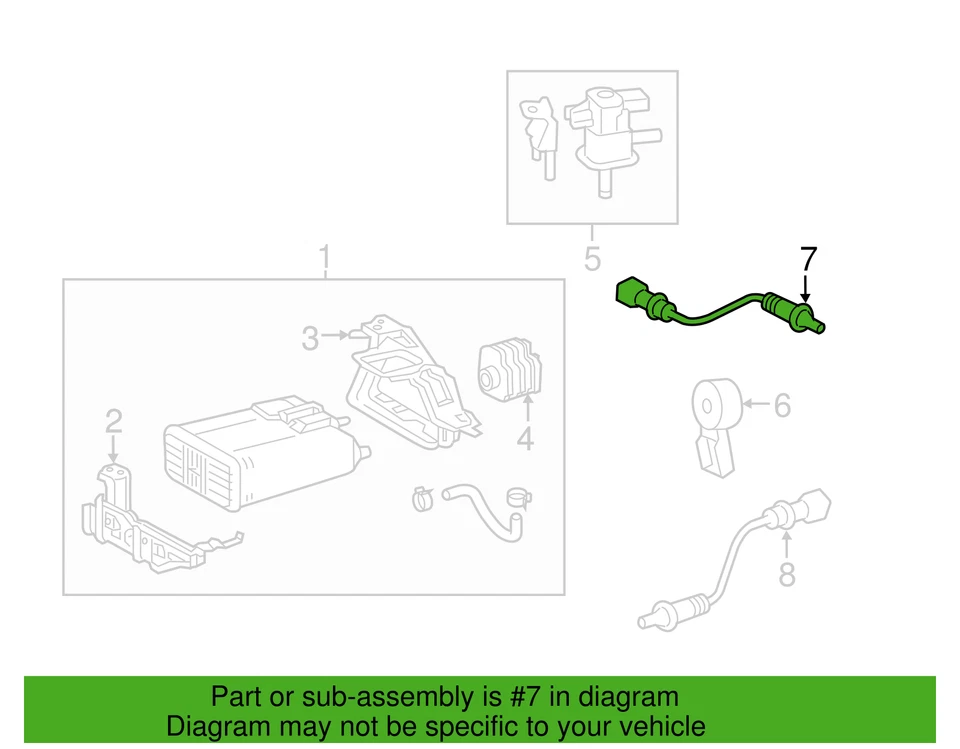 OEM TOYOTA 89467-0R050 AIR FUEL RATIO SENSOR 2013-18 RAV4 2011-16 SCION TC - Image 4 of 4