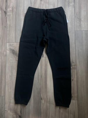 Fear of God Essentials S22 Stretch Limo Black Sweatpants New Sale XS-XL Size