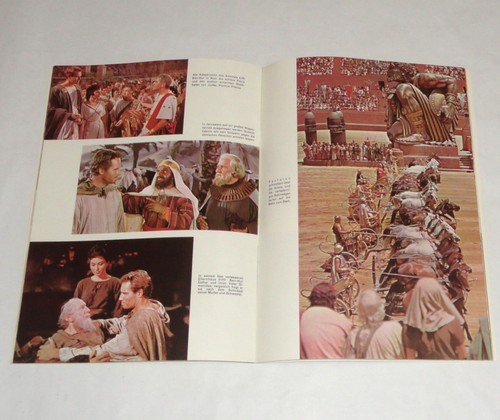3 German Movie Program Charlton Heston 55 Days At Peking Ben-Hur 10 Commandments - Picture 22 of 23