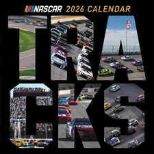 NASCAR Tracks 2026 Wall Calendar