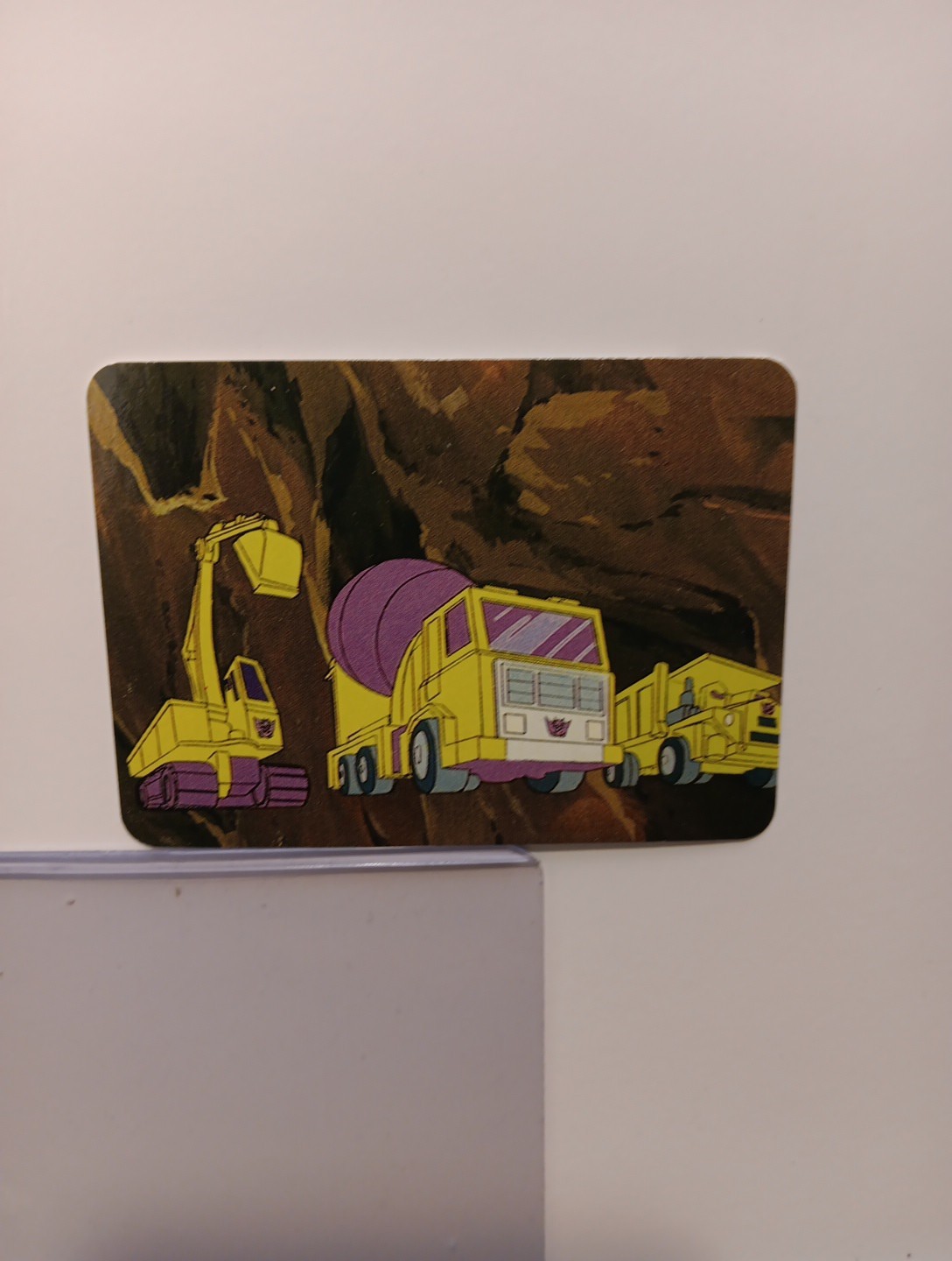 1985 Hasbro Transformers Card G1 Series 1 Constructicons Transformed #168 NM 
