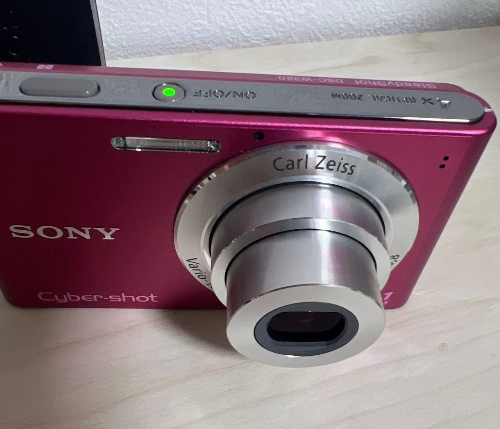 SONY Cyber-shot DSC-W320 Pink Digital Camera 14.1 MP 3.0x Japanese