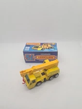 Lesney Matchbox Superfast 49 Crane Truck Yellow Mint With Good Box 1976