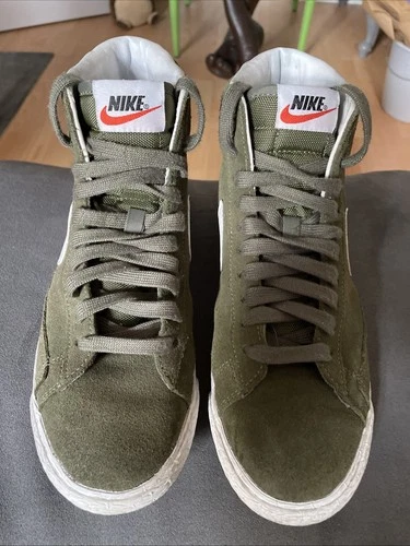 Nike Blazer mid Premium, Wildleder, Grün, TOP!